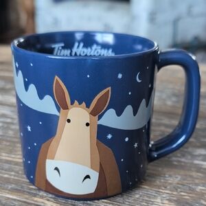 Tim Horton's Limited Edition Reindeer Holiday Coffee Mug - Stars/Moon